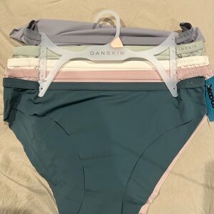 Danskin Women's Multi-Color Bikini Panties Set Large